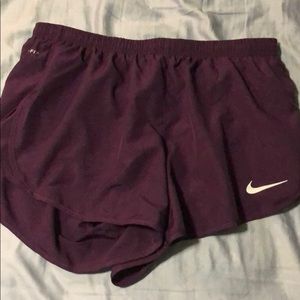 Nike Plum athletic shorts
